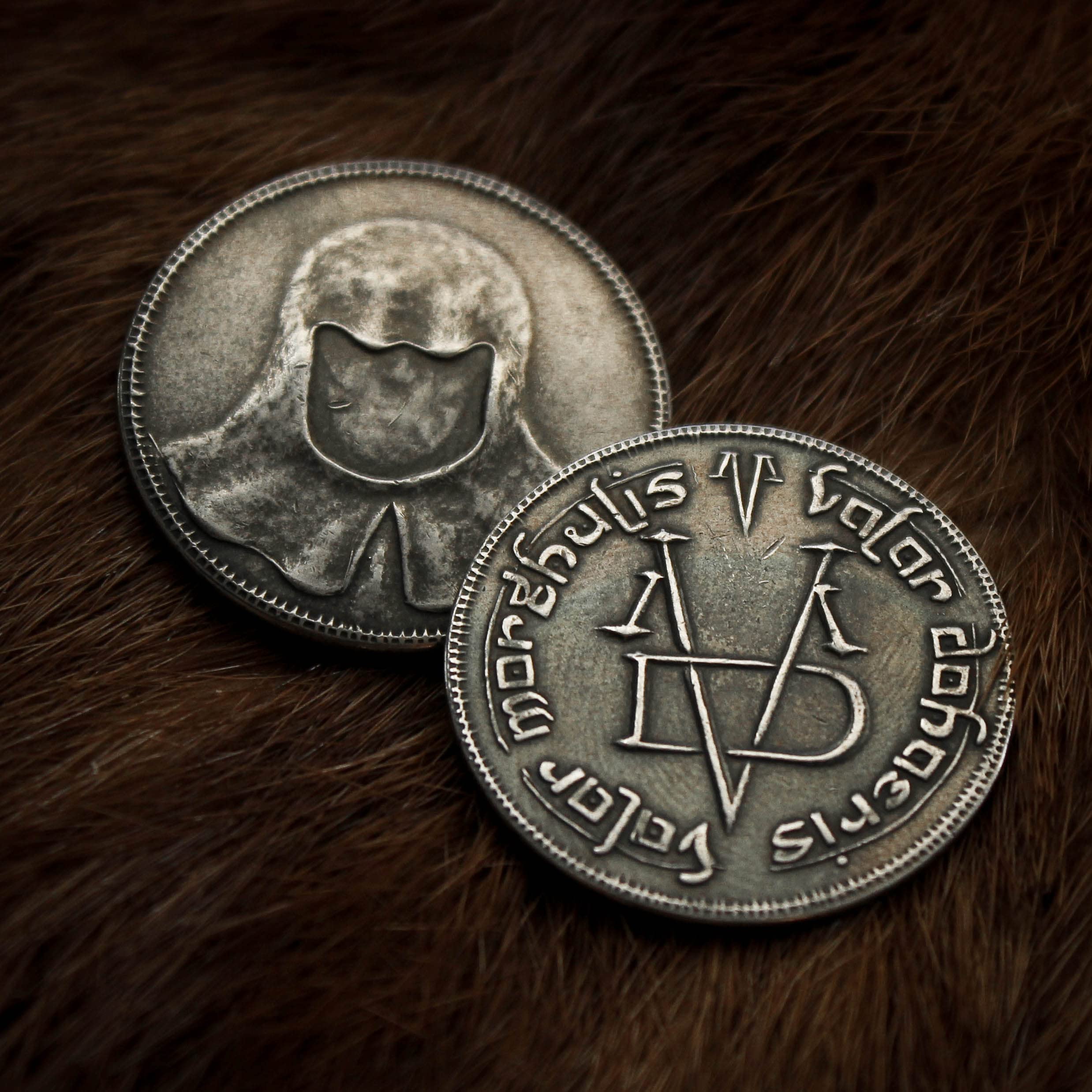 Game of Thrones Iron Coin of The Faceless Man - Officially Licensed Collectible Replica | Perfect for GOT Fans, Cosplay, and Medieval Fantasy Decor