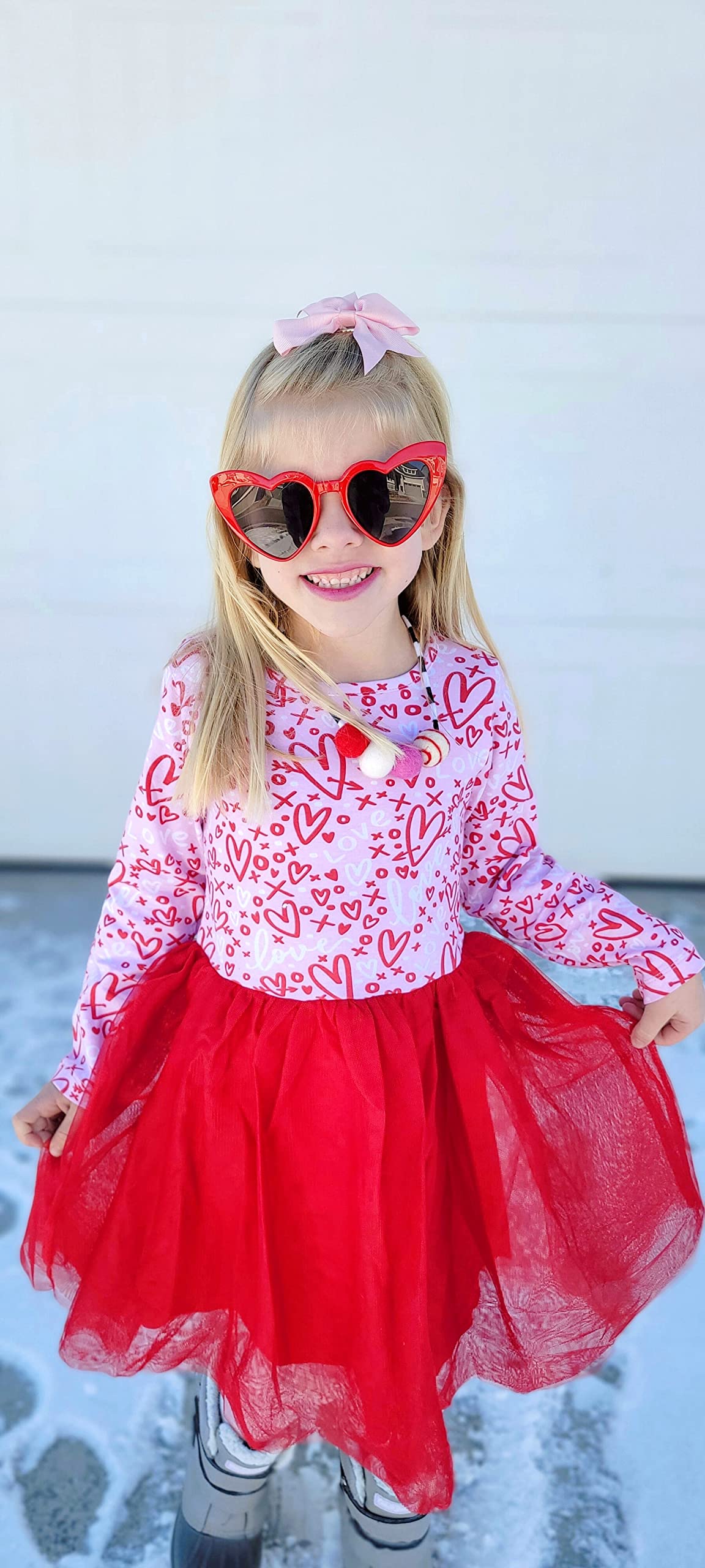 Girls Long Sleeve Tulle Tutu Dresses for Kids & Toddlers - Elegant Party, Birthday, Photo Shoot & Special Occasion Outfits
