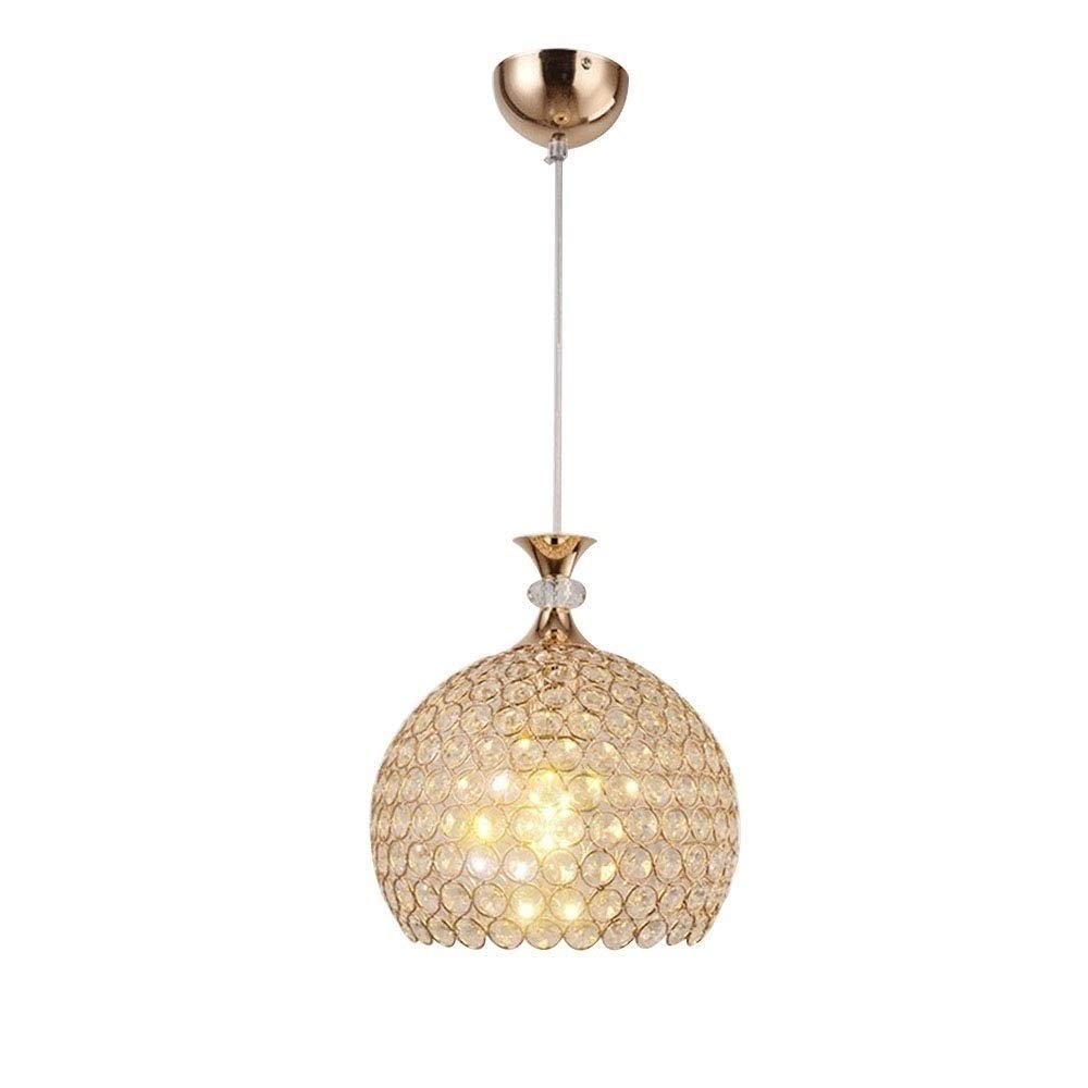 Modern Crystal Chandelier - Adjustable Height Drum Pendant Light for Dining Room, Living Room & Bedroom | Elegant Lighting Fixture for Home Decor