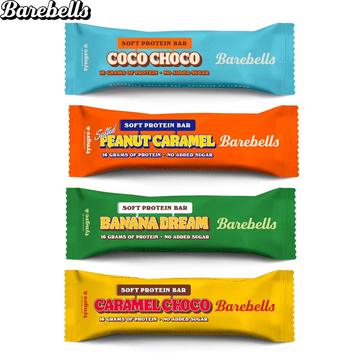 Barebells High Protein Soft Bar - 12 Pack (55g Each) | Low Sugar, Gluten Free Snack for Workout Recovery, Weight Loss & On-the-Go Energy