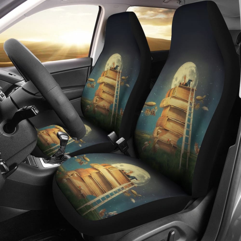 Premium Car Seat Covers for Book Lovers - Comfortable Reading Accessories for Commuters & Road Trips