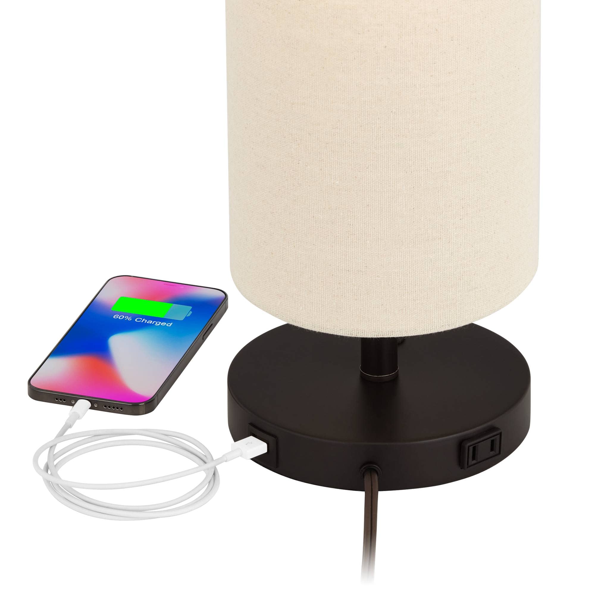 360 Lighting Heyburn Modern Accent Table Lamps - Set of 2, 20