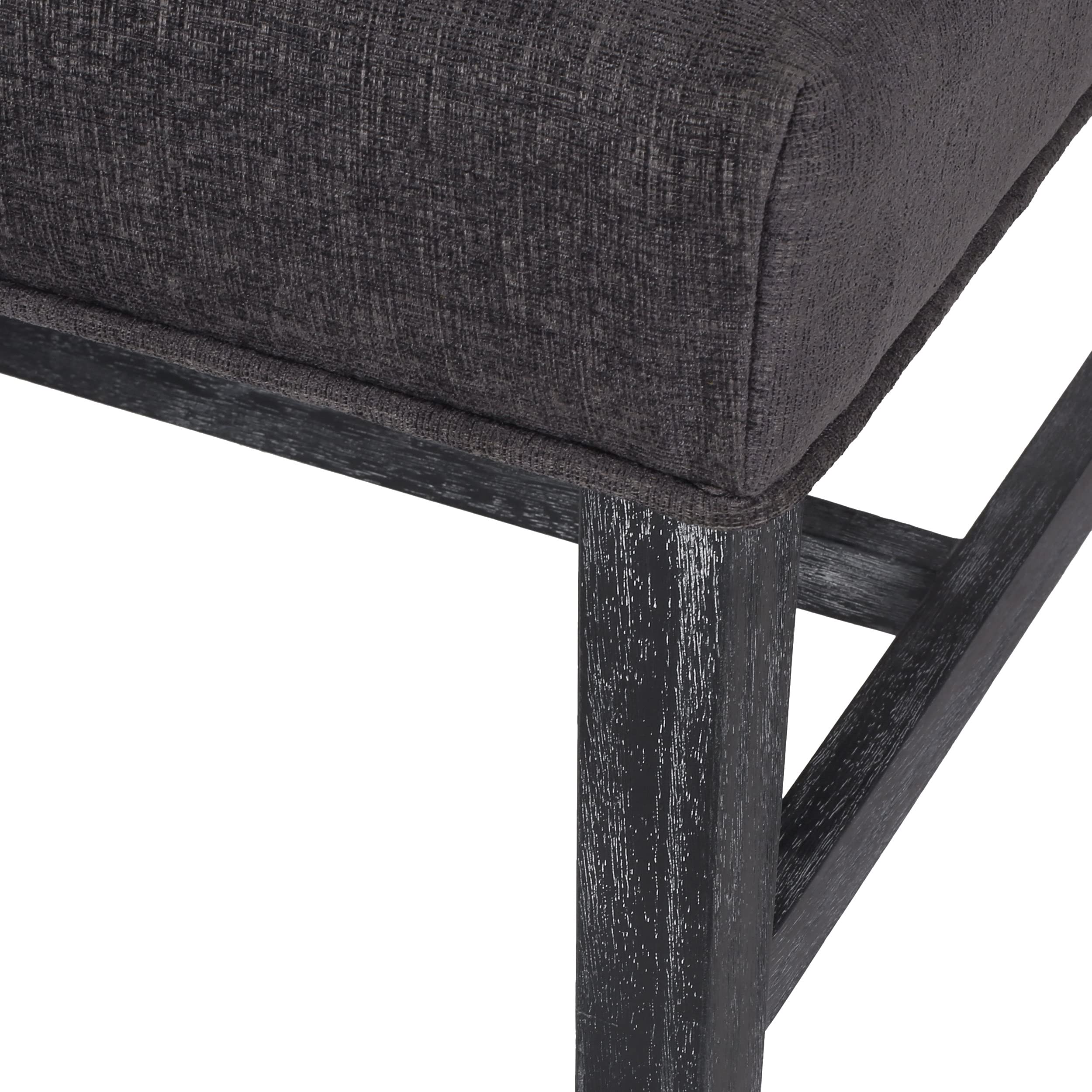 Christopher Knight Home Hyvonen Dining Chair - Modern Gray Upholstered Seat for Kitchen, Dining Room & Office - Comfortable & Stylish Furniture for Home Decor
