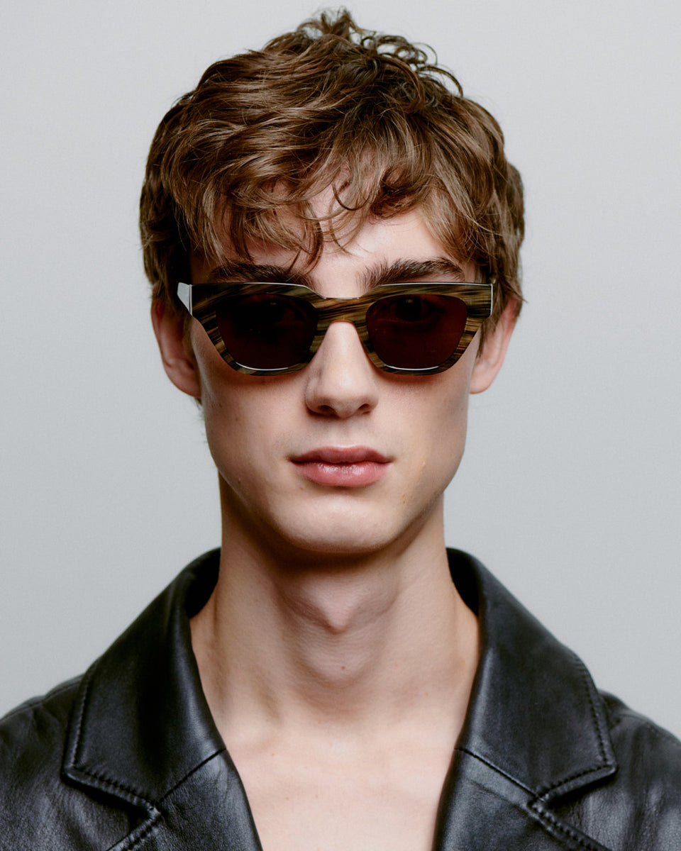 Kaws Striped Horn Sunglasses - Stylish UV Protection Shades for Men & Women - Perfect for Beach, Driving & Outdoor Activities
