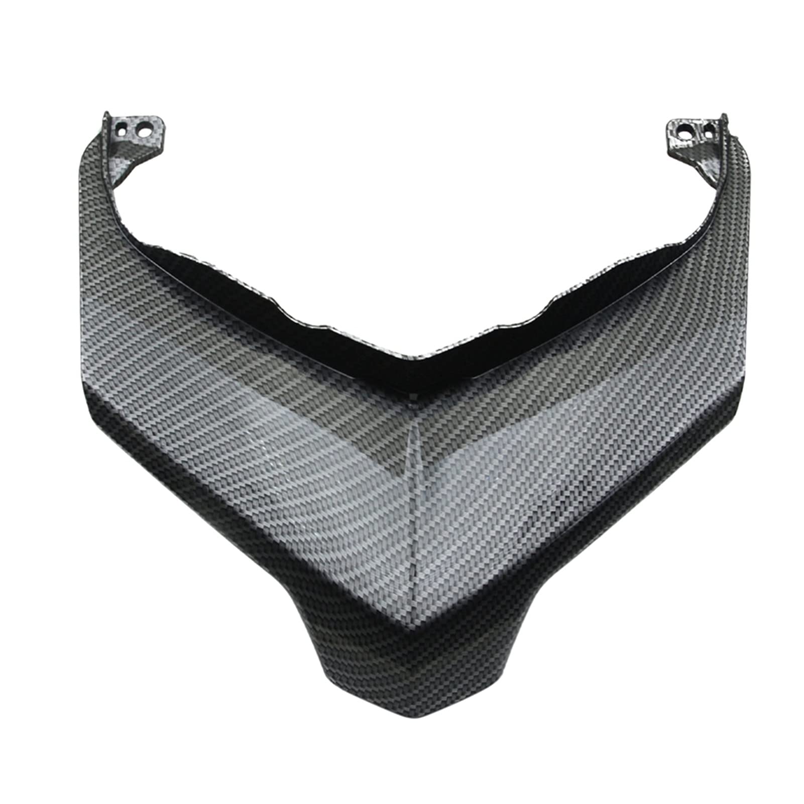 Carbon Fiber Motorcycle Rear Wing Cover Tail Spoiler for Yamaha Xmax 250 & 300 (2017-2018) - Lightweight & Durable Carbon Fiber Pattern - Perfect for Racing, Street Riding & Custom Bike Upgrades
