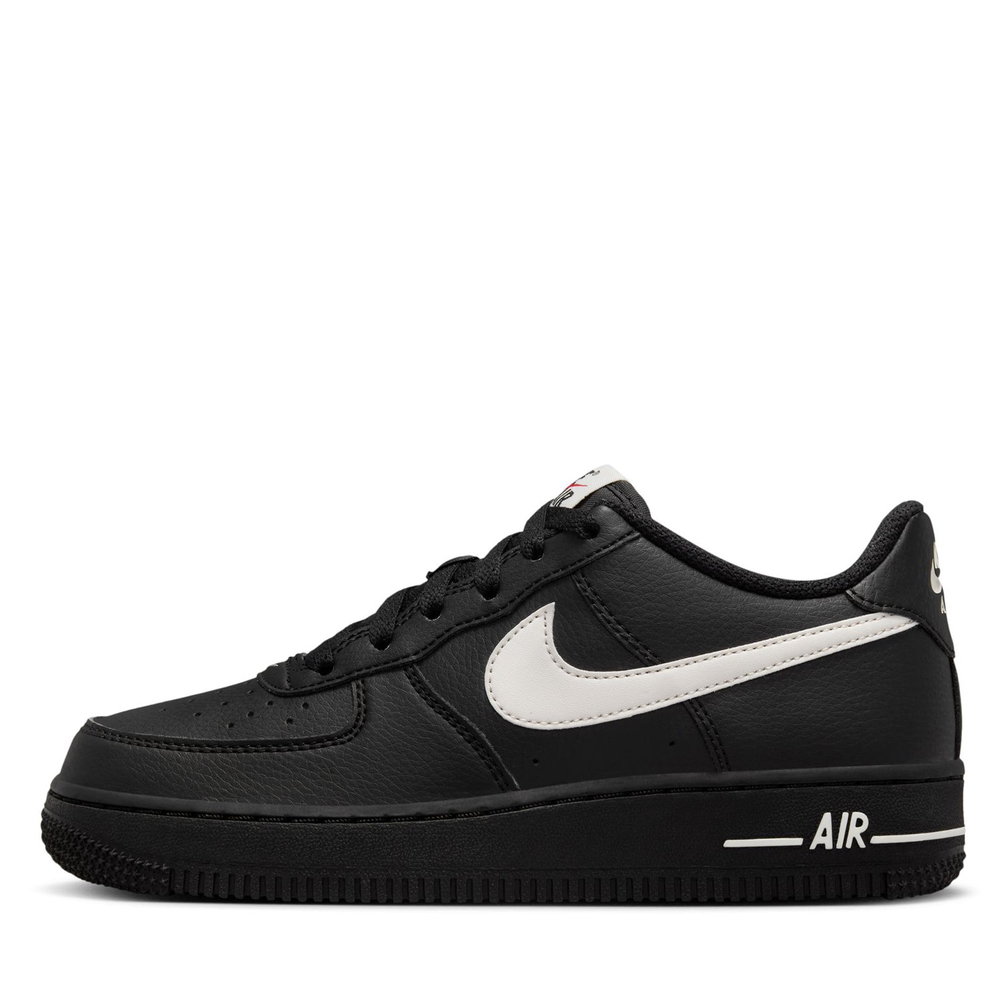 Nike Air Force 1 GS Sneakers - Black/Phantom Colorway - Comfortable Basketball Shoes for Kids - Perfect for School, Sports & Casual Wear