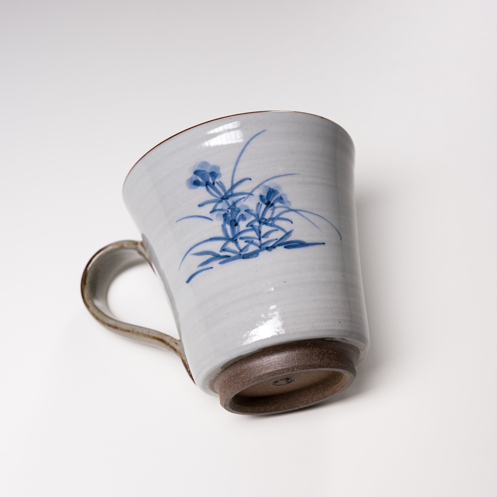 Handmade Kyo Kiyomizu Ware Ceramic Mug - Traditional Japanese Kozanji Tea Cup for Matcha, Coffee & Hot Beverages - Perfect for Tea Ceremonies, Home Use & Gifts