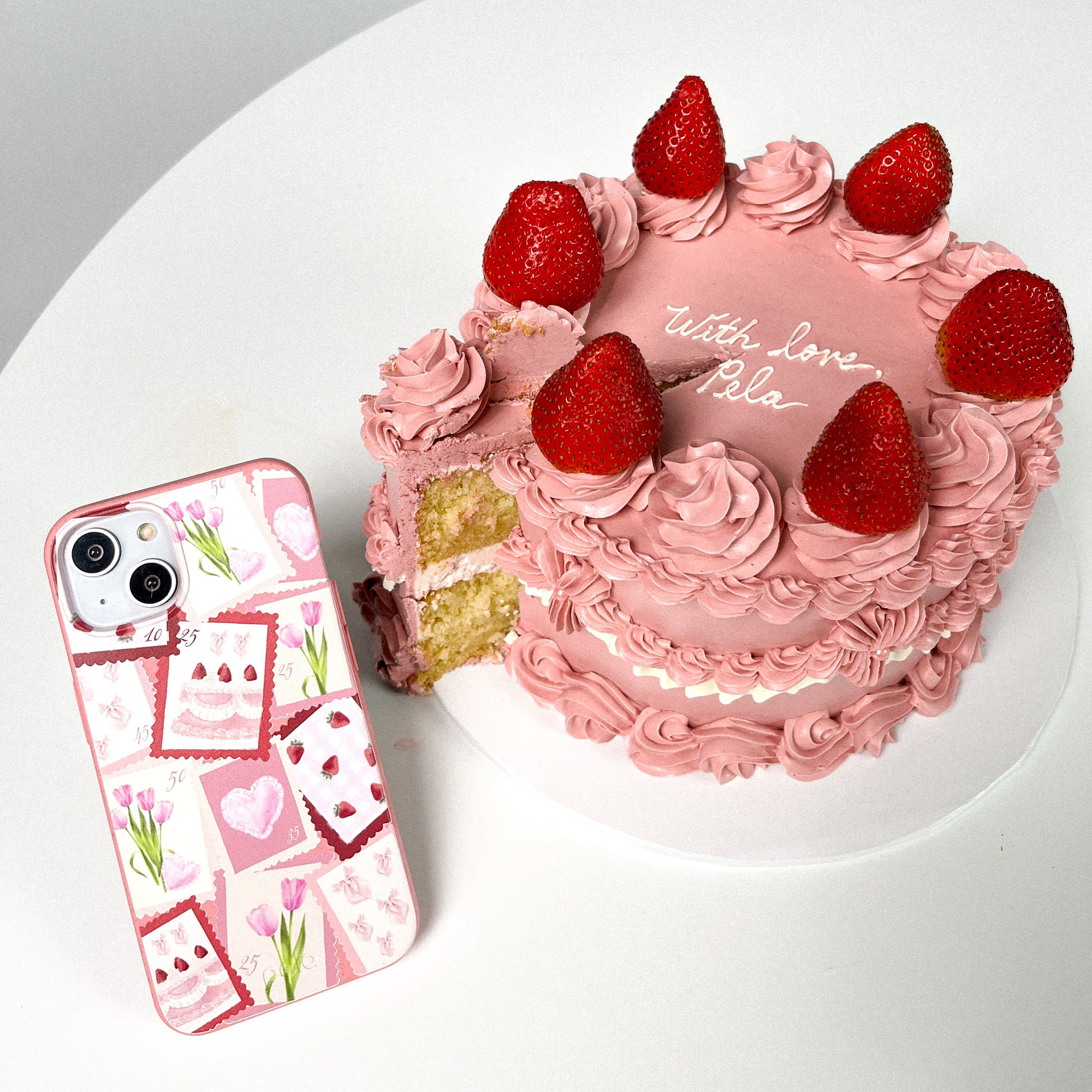 Pink Bubble Gum Love Letters Google Pixel 6a Case - Cute Protective Phone Cover for Women & Girls, Perfect Gift for Valentine's Day, Anniversary & Everyday Use