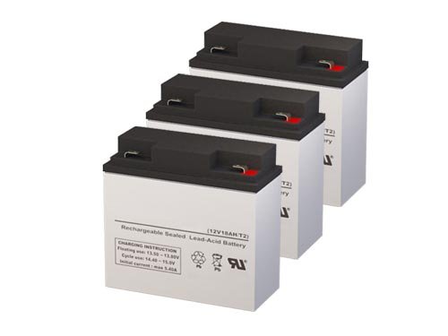 Alpha Technologies ALIBP 1500T UPS Replacement Batteries - Set of 3 | Compatible with Backup Power Systems | Perfect for Home Office, Server Rooms & Emergency Power Outages