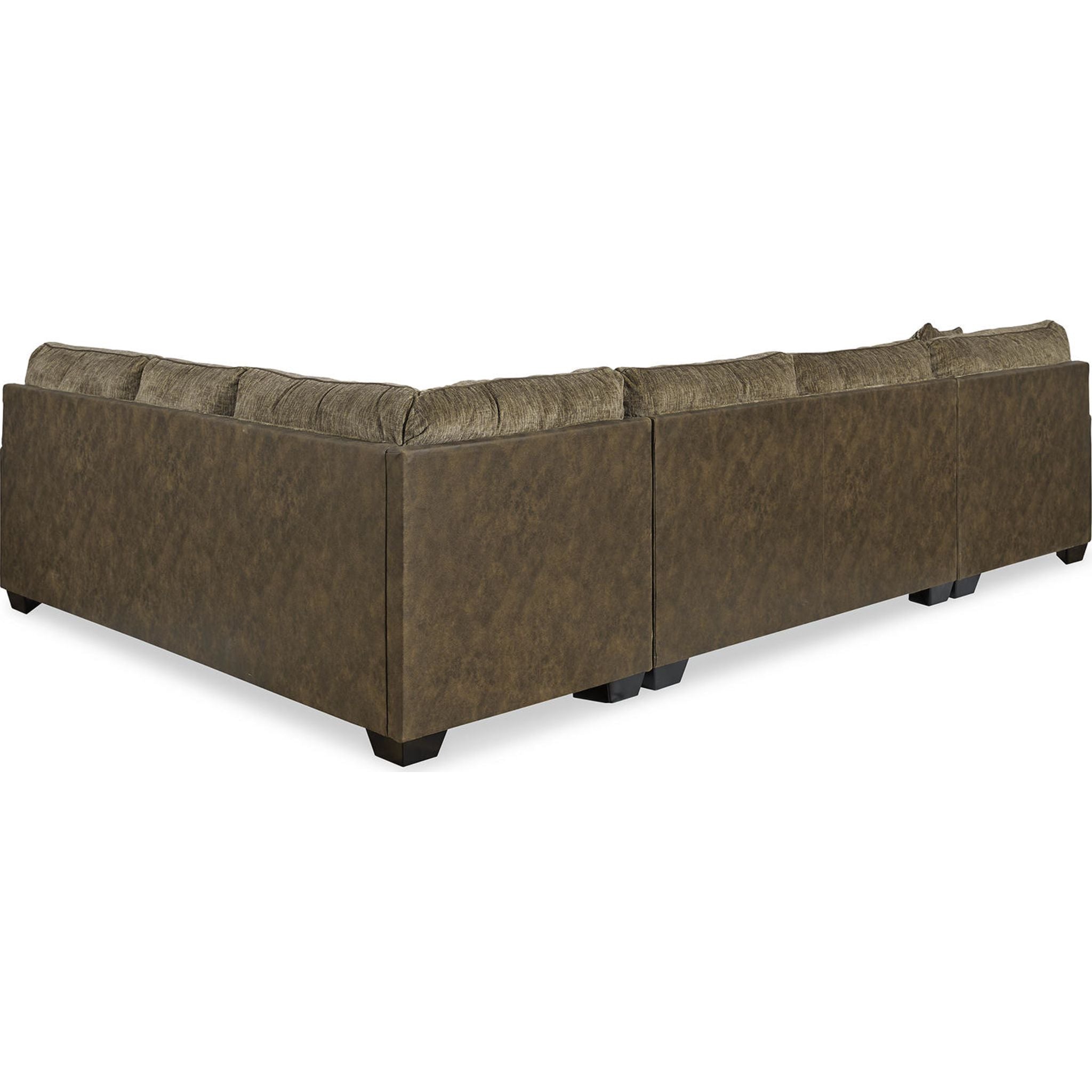 Luxury Abalone 3-Piece Sectional Sofa with Chaise Lounge - Modern L-Shaped Living Room Furniture for Home Theater & Family Gatherings