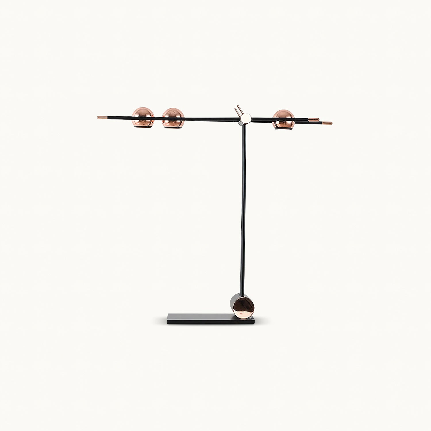 Elegant Rose Gold Beaded Table Lamp - Modern Home Decor for Bedroom, Living Room & Office - Perfect for Reading, Relaxing & Creating Cozy Ambiance