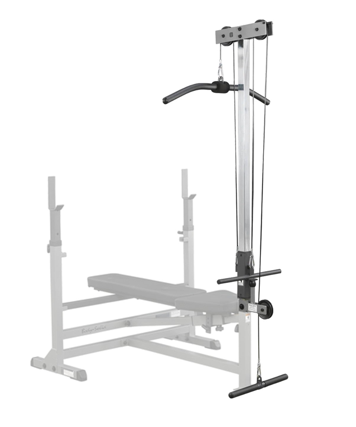 Lat Row Attachment - Heavy Duty Cable Machine Lat Pulldown Bar for Home Gym Strength Training - Perfect for Back Workouts and Muscle Building