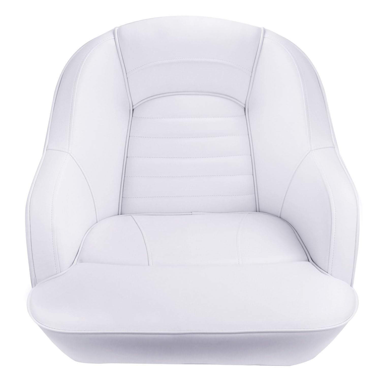Premium NORTHCAPTAIN Pontoon Boat Captain Bucket Seat with Waterproof Cover - Durable Marine-Grade Vinyl for Comfortable Boating & Fishing Trips