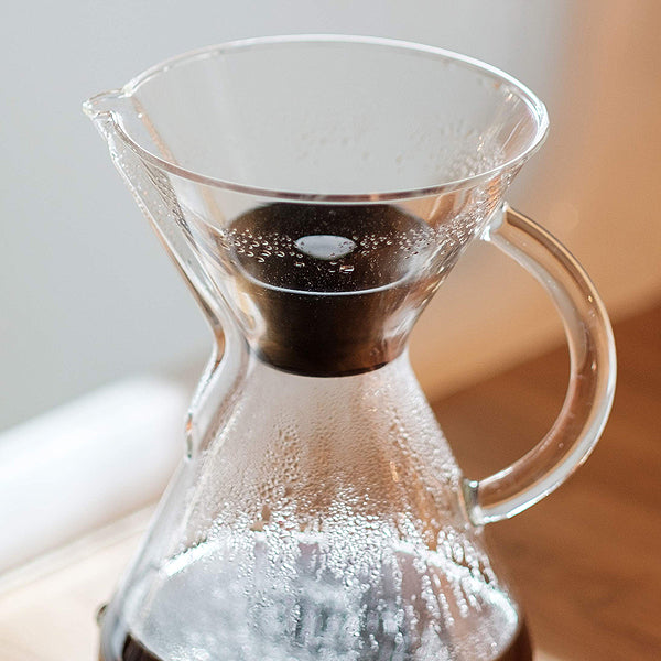 Chemex Heat-Resistant Glass Coffee Lid - Perfect for Pour Over Brewing & Keeping Coffee Hot at Home or Office