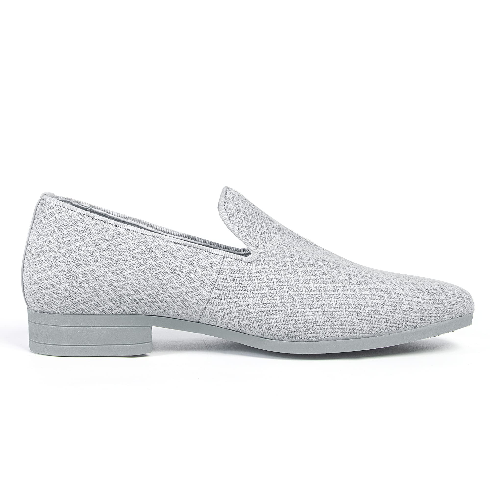 ALLY UNION Men's Loafers - Classic Penny Slip-On Dress Shoes for Wedding, Party & Business (Smoking Shoes) - Comfortable Formal Footwear for Office, Cocktail Events & Special Occasions