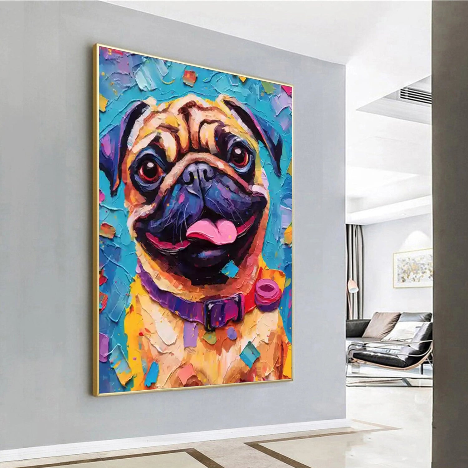 Animal Art Painting #AP151 - Handmade Wildlife Canvas Art for Home & Office Decor | Perfect for Living Room, Bedroom, or Gift
