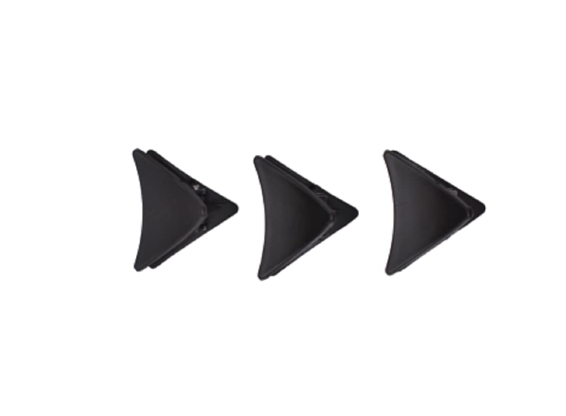 Stylish Medium Size Black Hair Claw Clips for Women - Pack of 6 | Perfect for Daily Use, Ponytails & Updos (SF_H_N30)