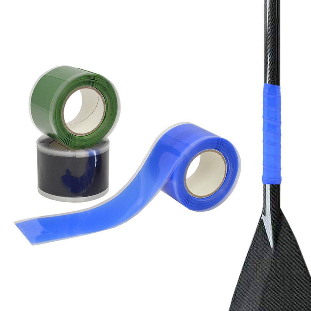 Kayak Paddle Grip Tape - Silicone Waterproof Handle Grip for Kayak, Canoe, and Dragon Boat Paddles - Enhanced Comfort and Control for Water Sports Enthusiasts