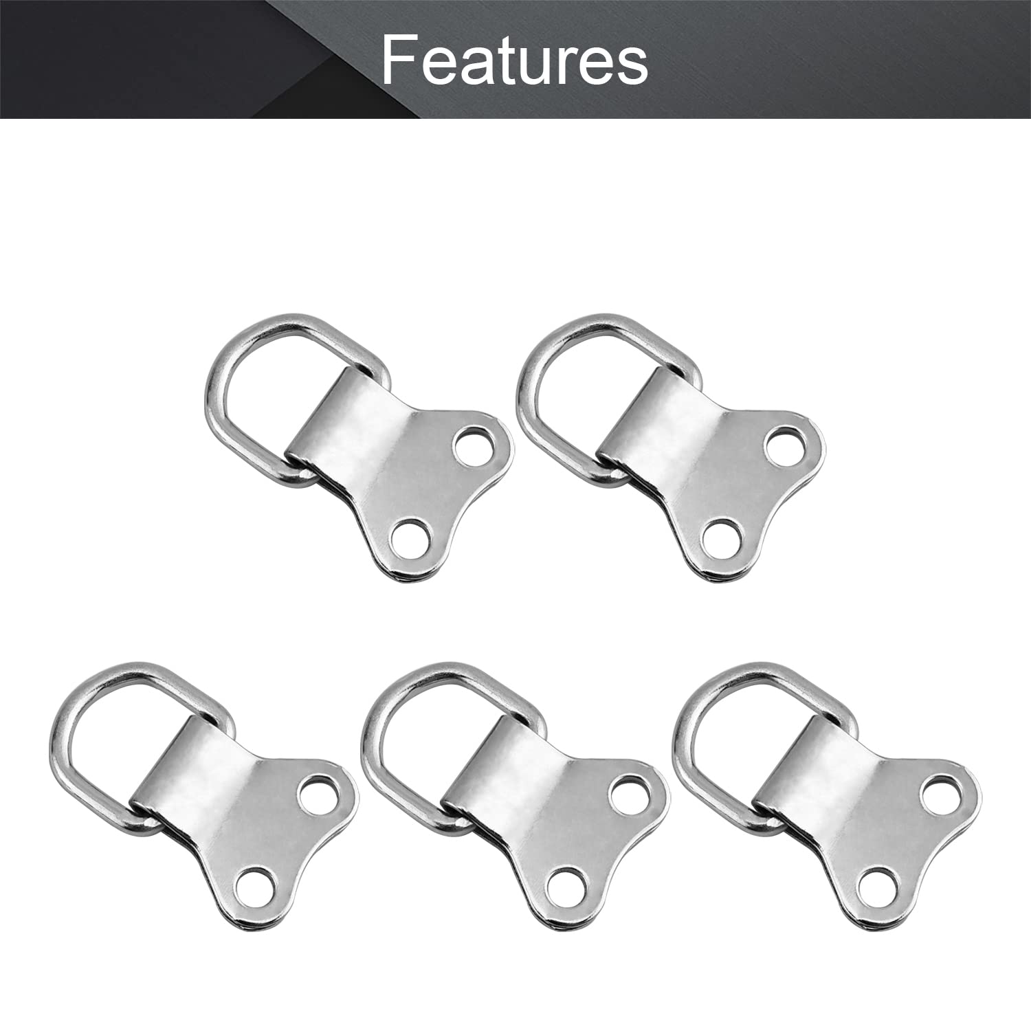 MroMax 50PCS Silver Picture Frame Hooks 1.42