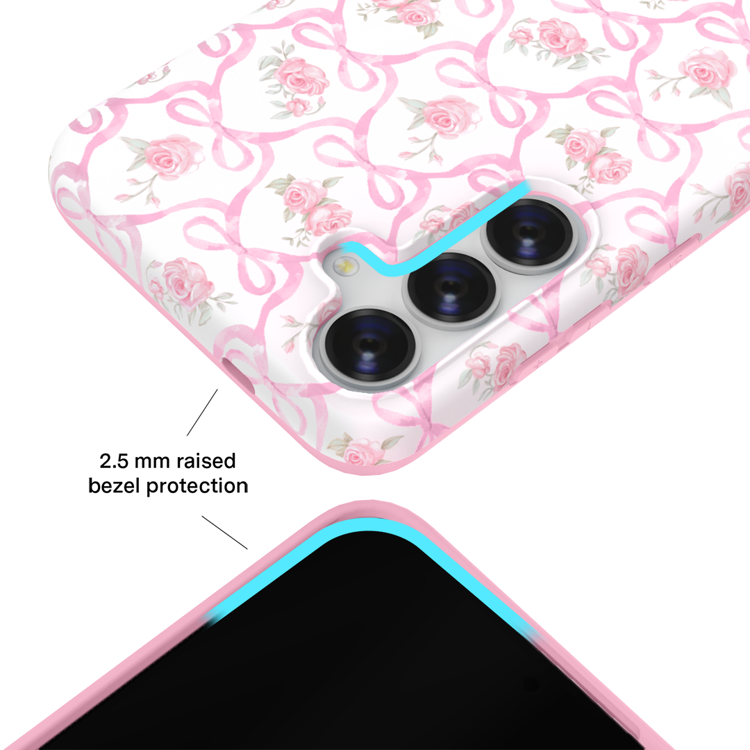 Cute Pink Bow Samsung Phone Case - Elegant & Protective Cover for Samsung Galaxy [Model] - Perfect for Everyday Use, Gifts & Special Occasions