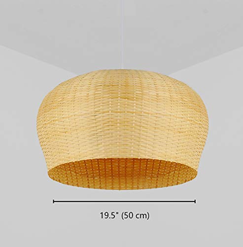LITFAD Single Light LED Pendant Light - 19.5