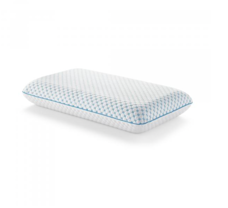 Malouf HyperChill™ Cooling Gel Memory Foam Pillow with Reversible Cover - Pressure Relief for Neck & Shoulder Pain - Perfect for Hot Sleepers & Side Sleepers
