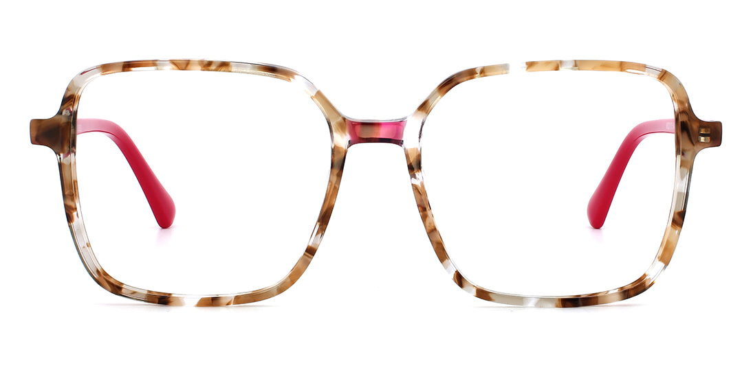 WD2173 Brown Pattern Reader - Stylish and Durable Reading Glasses for Men & Women - Perfect for Reading, Working, and Outdoor Activities