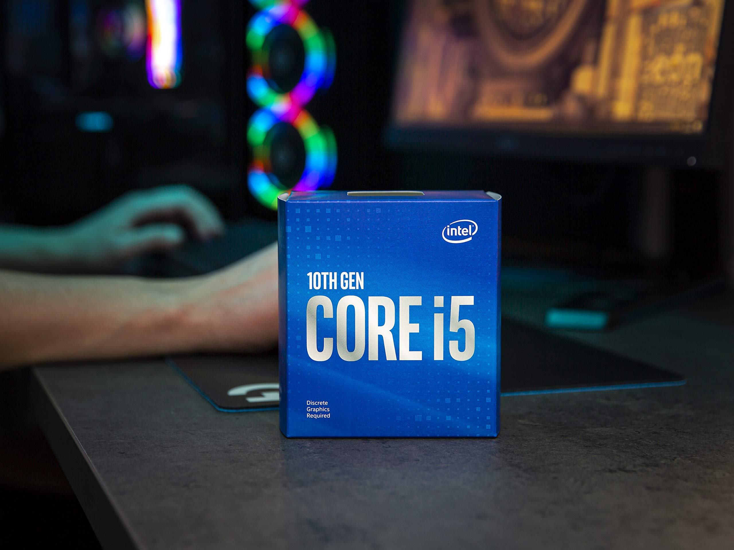 Intel Core i5-10600K Desktop Processor - 6 Cores, 4.8 GHz Turbo, Unlocked LGA1200 Socket (Compatible with Intel 400 Series Chipsets) - 125W TDP - Perfect for Gaming, Streaming & Content Creation PCs
