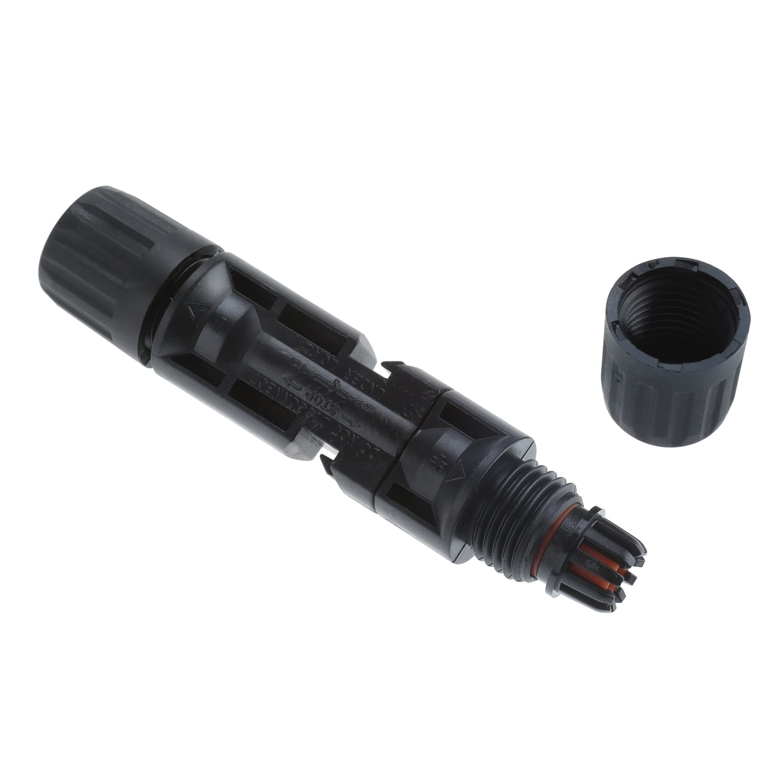 100PCS Solar Panel Connectors - 50Pairs IP67 Waterproof MC4 Male/Female Connectors for Solar Power Systems | Ideal for RV, Off-Grid & Home Solar Panel Installations