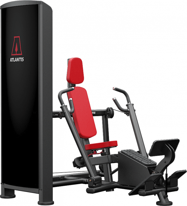 ATLANTIS Seated Converging Chest Press Machine - Professional Gym Equipment for Strength Training & Muscle Building - Perfect for Home Gyms & Commercial Fitness Centers