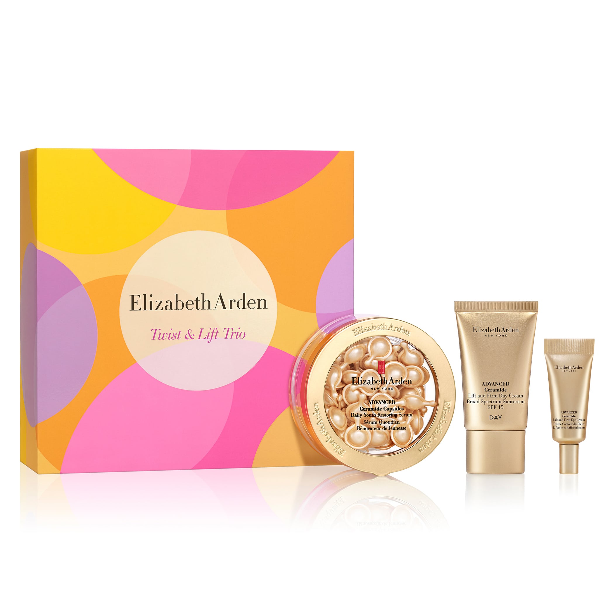 Twist & Lift Trio 3-Piece Gift Set for Women - Anti-Aging Skincare Set with Serum, Cream & Eye Gel - Perfect for Daily Beauty Routine & Spa Night