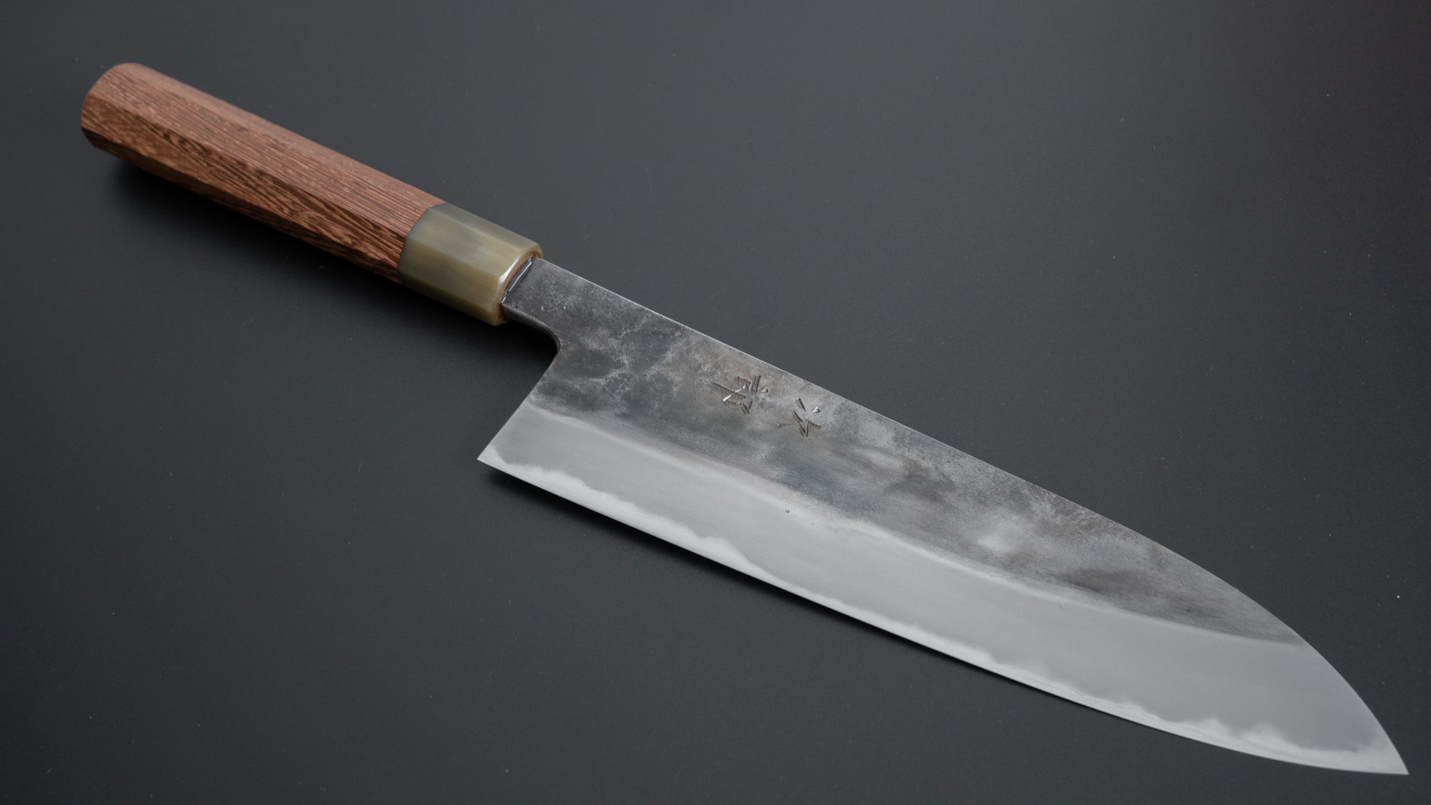 Premium Jiro Tsuchime Wa Gyuto 225mm Japanese Chef Knife with Taihei Tagayasan Handle - Perfect for Sushi, Meat Slicing & Professional Kitchen Use
