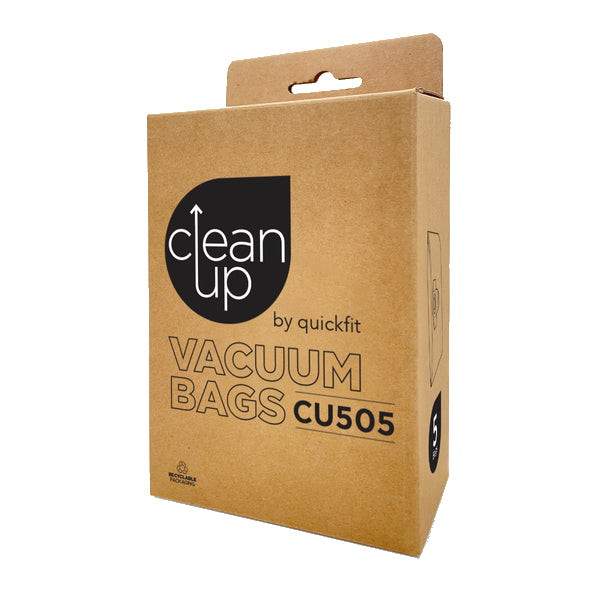 Quickfit CleanUp Bag CU505 - Durable & Reusable Trash Bags for Home, Office, and Travel - Perfect for Waste Disposal, Camping, and Outdoor Activities
