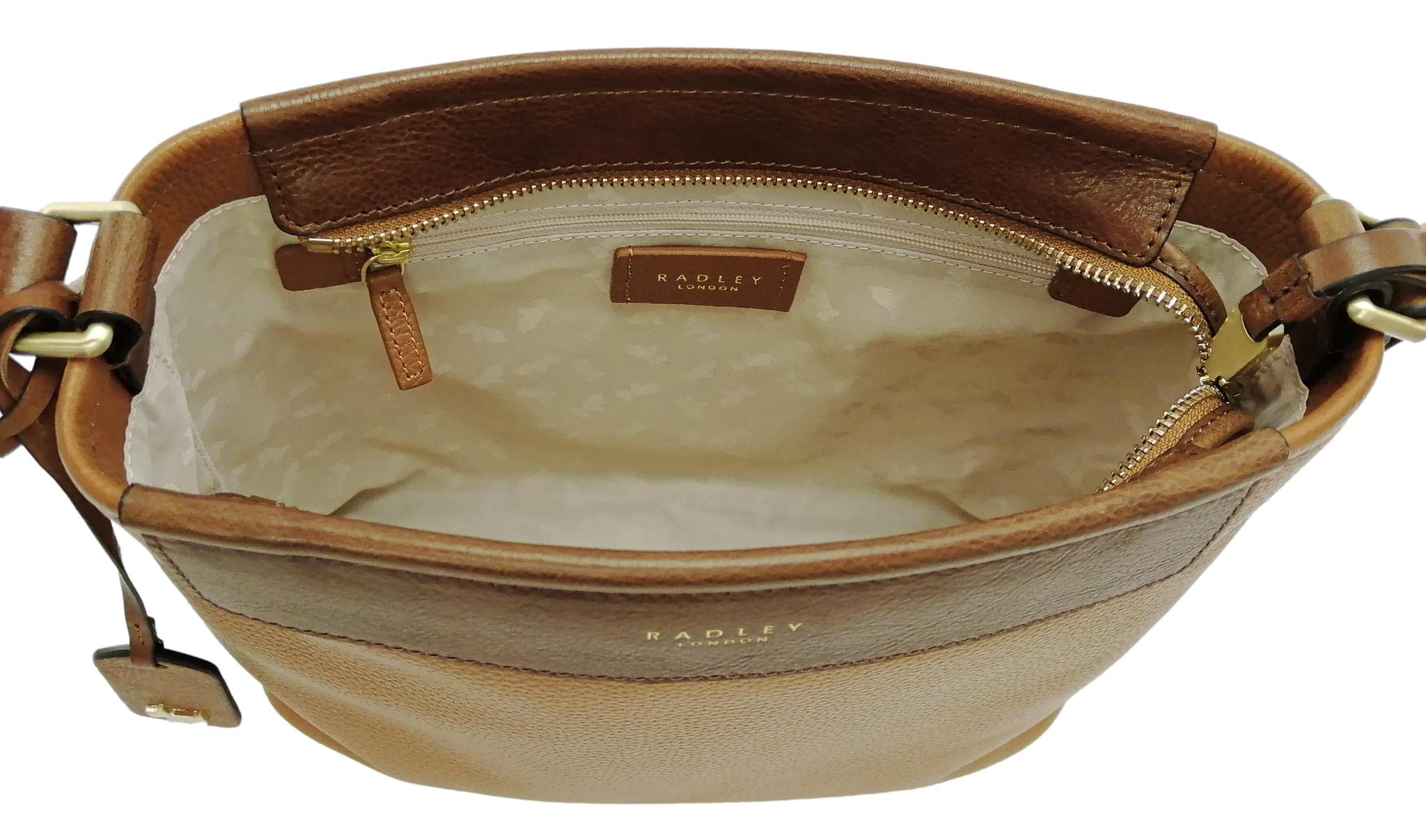 RADLEY Women's Medium Crossbody Bag - Genuine Leather Zip Top Handbag for Everyday Use, Travel & Shopping | Brompton Mews Collection