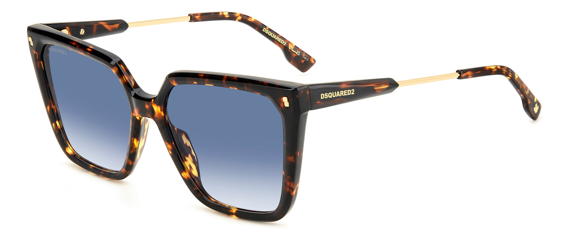 DSQUARED2 D2 0135/S Sunglasses - Polarized UV Protection Aviator Style for Men & Women - Perfect for Driving, Outdoor Sports & Fashion Accessories