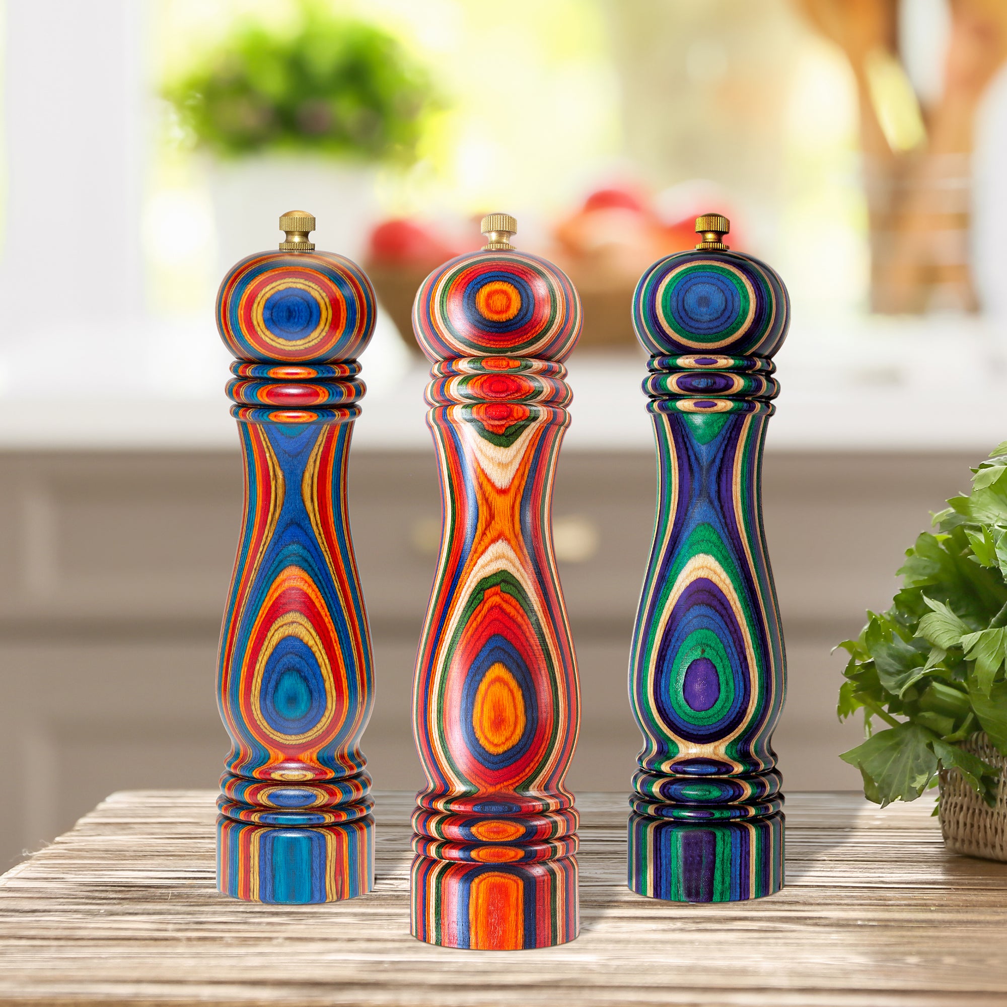 Baltique® Montego Bay Collection Premium Pepper Grinder - Adjustable Coarseness, Ceramic Mechanism - Perfect for Kitchen, Dining Table & Gourmet Cooking