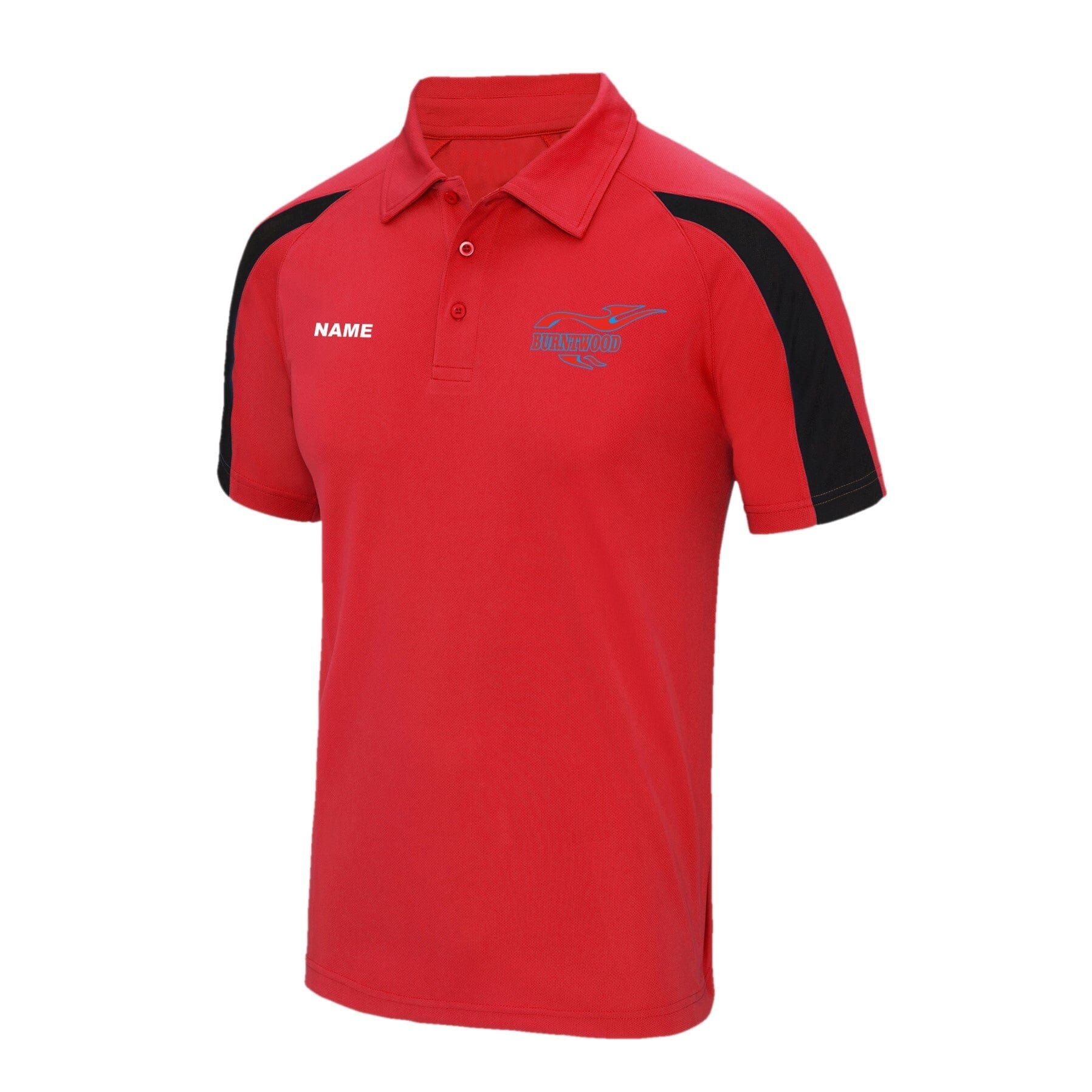 Burntwood Swimming Club Team Polo Shirt for Men & Women - Quick Dry Performance Shirt for Swim Teams, Training & Competitions