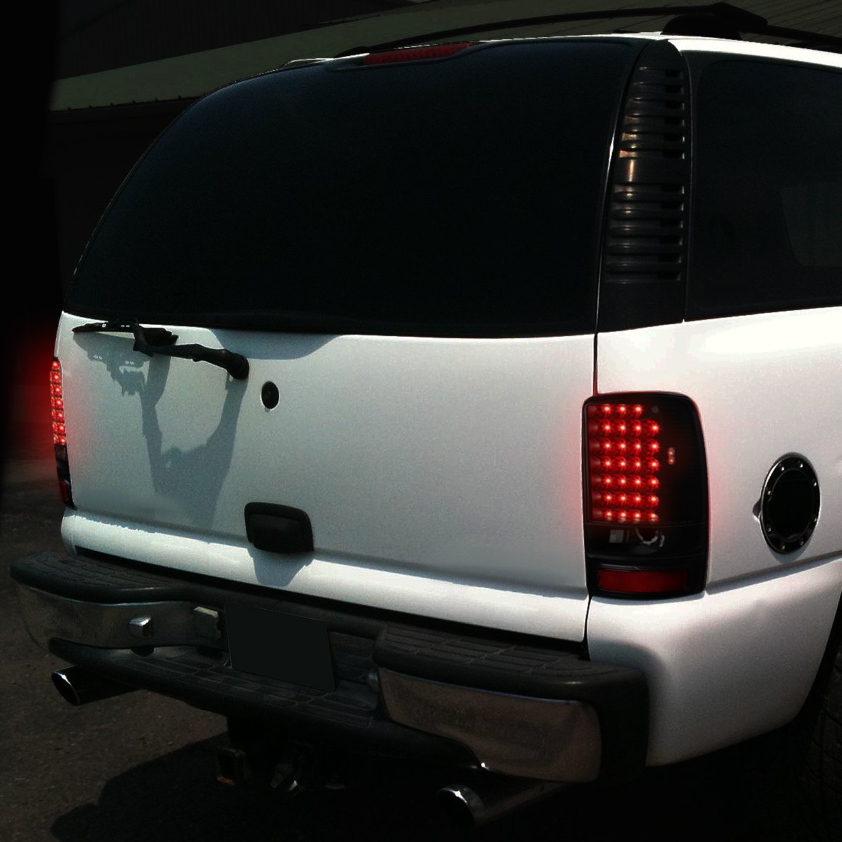 Auto Dynasty Black Smoked LED Tail Lights for Yukon/Suburban/Tahoe GMT 800 - Pair of Brake & Tail Lights - Perfect for Night Driving & Custom Car Upgrades