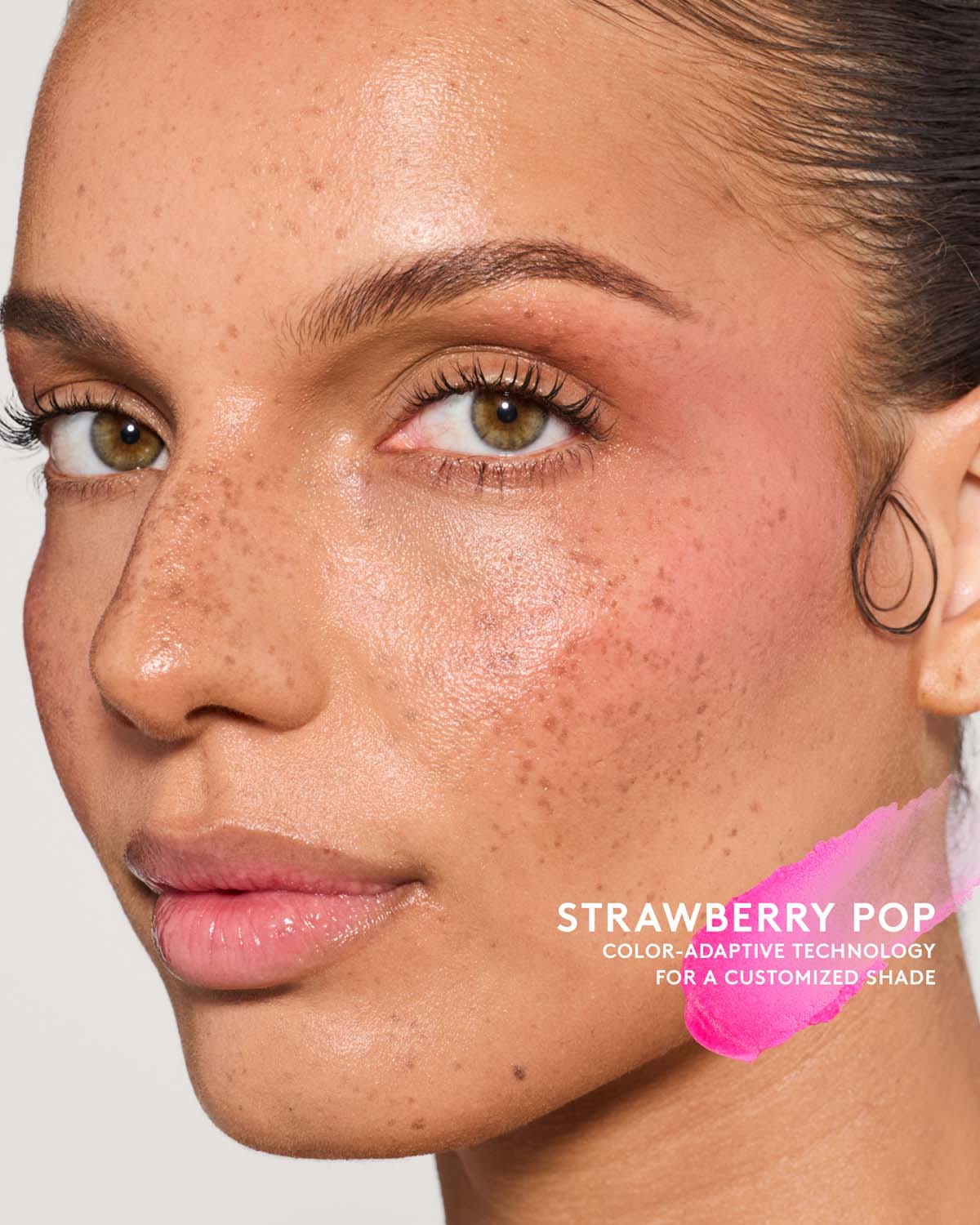 Match Stix Color Adaptive Cheek & Lip Stick - Strawberry Pop | Long-Lasting Creamy Makeup for Natural Blush & Lip Color | Perfect for Everyday Wear & On-The-Go Touch Ups