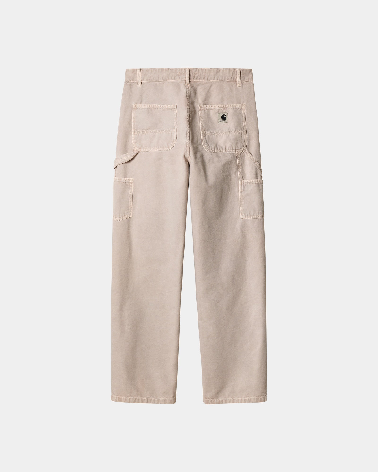 Pierce Pant Straight - Dusky Beige Stone Canvas Women's Trousers | Comfortable Stretch Fabric for Work, Travel & Casual Wear