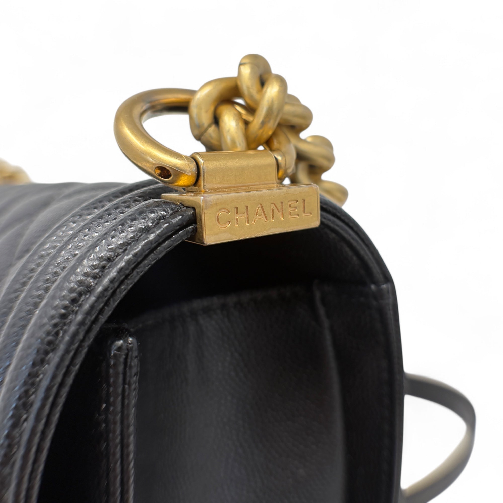 Chanel Black Medium Boy Bag - Luxury Designer Handbag for Women, Perfect for Parties, Dates & Everyday Use