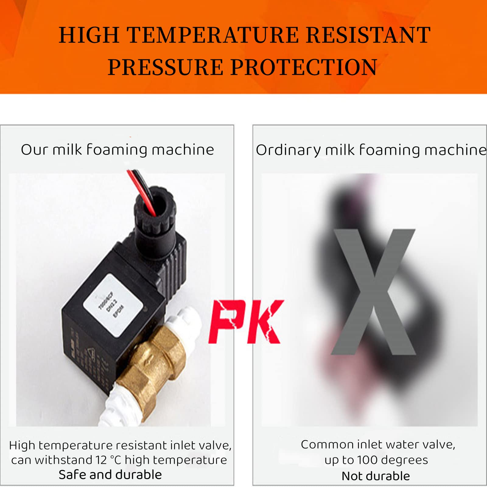 8L/270 oz Commercial Milk Frother and Steamer - Automatic Coffee Frothing Machine with LCD Display for Latte, Cappuccino, Hot Chocolate - Perfect for Coffee Shops, Cafes & Dessert Making