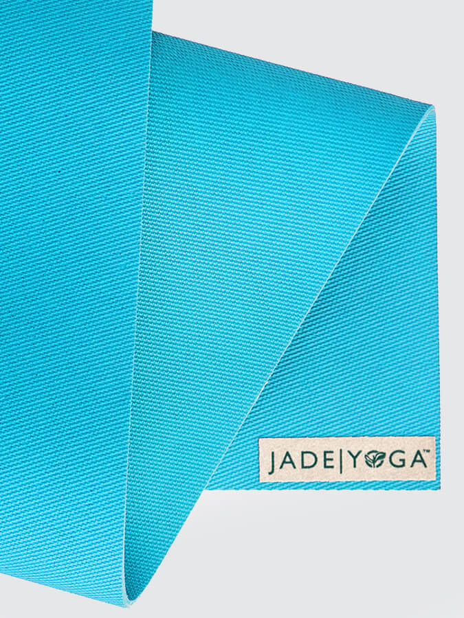 Premium Jade Yoga Fusion 68 Yoga & Pilates Mat - 8mm Thick Non-Slip Eco-Friendly Mat for Home & Studio Workouts - Ideal for Hot Yoga, Meditation & Fitness Training