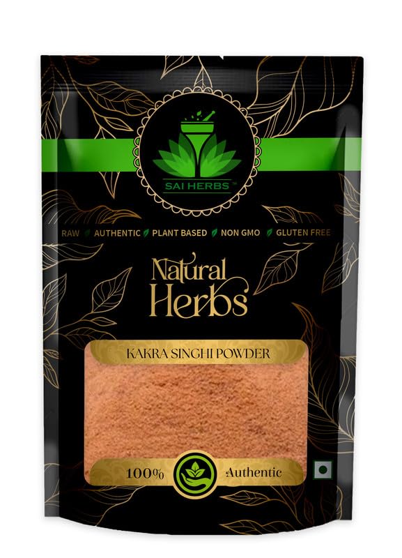 SAI HERBS Kakra Singhi Powder (Kakda Singi, Pistacia Integerrima, Zebrawood Powder) - 25g | Natural Ayurvedic Remedy for Respiratory Health & Immunity Boost - Perfect for Herbal Tea, Supplements & Traditional Medicine