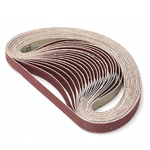 10-Piece 520x20mm Abrasive Sanding Belts for Belt Sanders - Wood & Soft Metal Polishing & Grinding - Power Tool Accessory for DIY Projects & Professional Workshops
