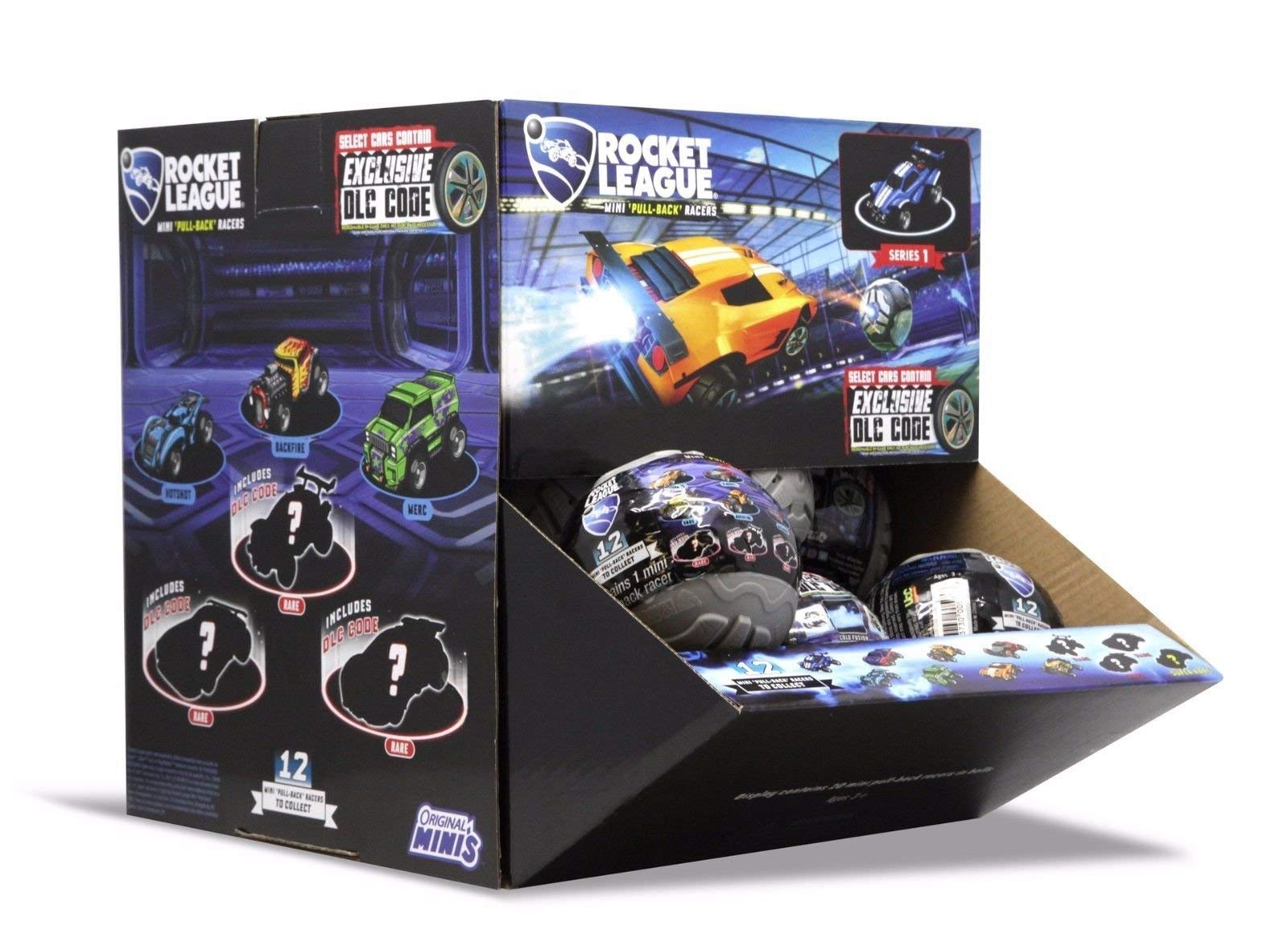 Mini Pull-Back Racer Car Toy Set - 20 Mystery Balls in Factory Sealed Box - Fun Party Favors & Kids Gift for Birthday, Christmas & Playtime