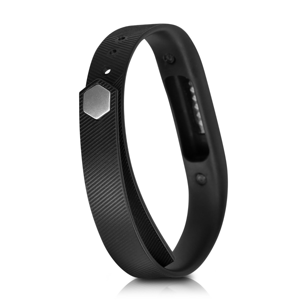 kwmobile TPU Watch Strap Compatible with Fitbit Flex 2 - 3 Pack Durable Replacement Bands for Fitness Tracker - Perfect for Workouts, Running & Daily Wear