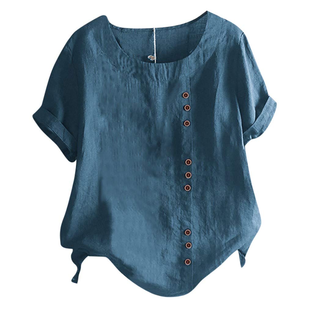 Women's Long Sleeve V-Neck Casual Blouse with Cute Print & Pocket - Button Down Shirt Tops for Business & Office Wear - Perfect for Work, Meetings & Professional Outfits