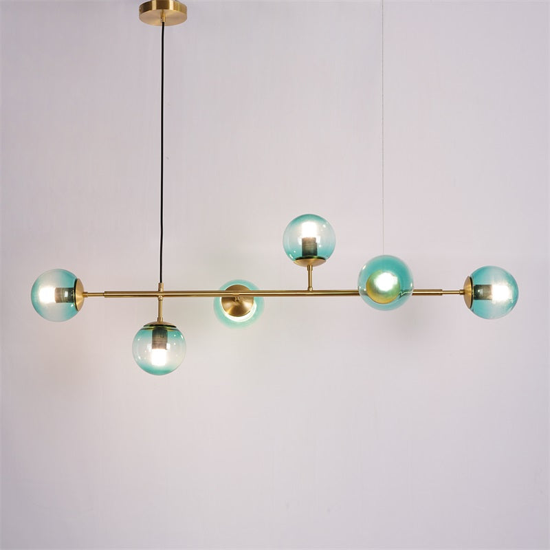 Elegant Orb Chandeliers - Modern Crystal Ceiling Light Fixtures for Dining Room, Bedroom & Living Room Decor