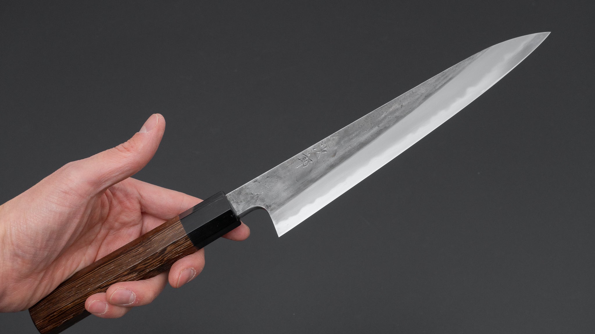 Premium Jiro Tsuchime Sujihiki 210mm Japanese Slicing Knife - Taihei Tagayasan Handle (#661) - Perfect for Sushi, Sashimi & Meat Carving